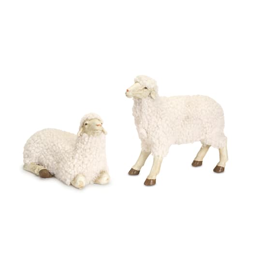 Sheep Figurine Set, 4ct.